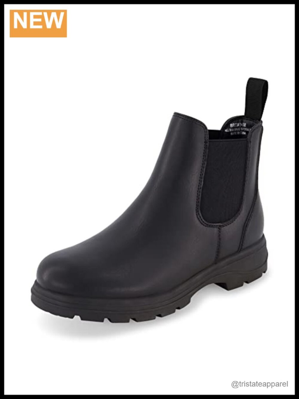 Chelsea Ankle Boots Soft Faux Leather Memory Foam Non-Slip Sole Pull Tab